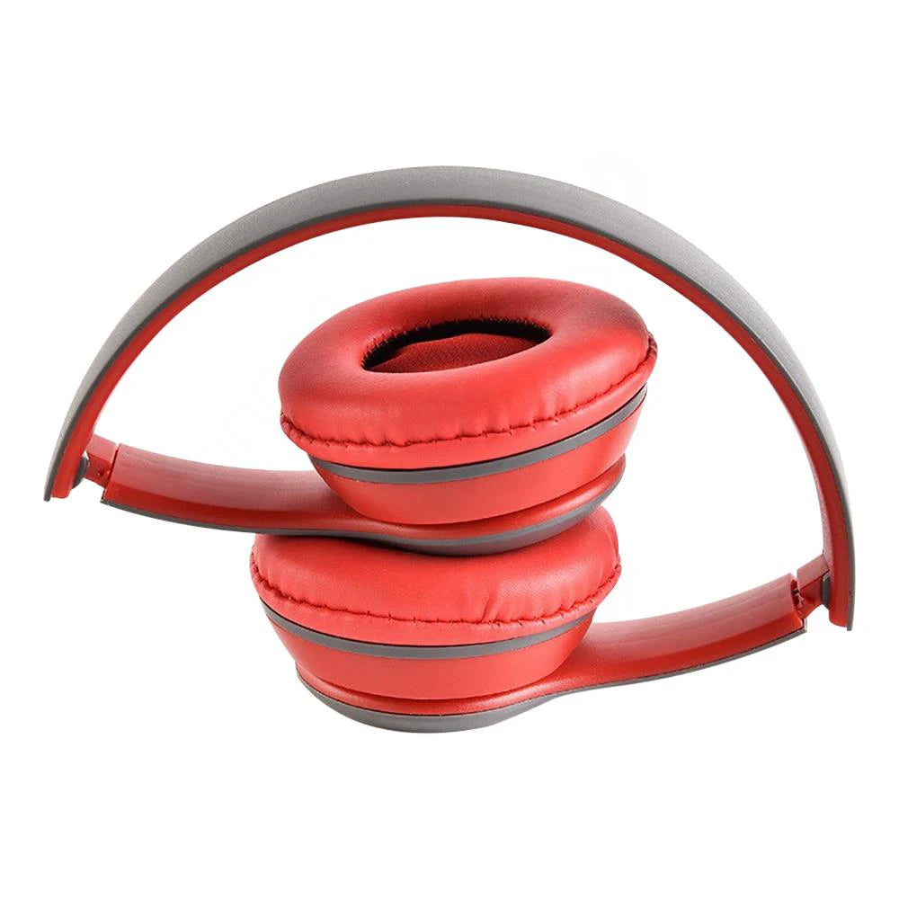 Auriculares inalámbricos tereo P47 5,0, auriculares compatibles con Bluetooth con micrófono, memoria, tarjeta TF, auriculares FM para llamadas y teléfonos inteligentes