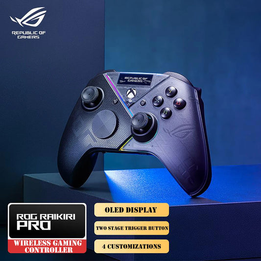 Asus Rog 2,4G inalámbrico Raikiri Pro Pc Gamepad controladores de juego Oled conectividad versátil adecuado para Xbox Series X Pc gamer
