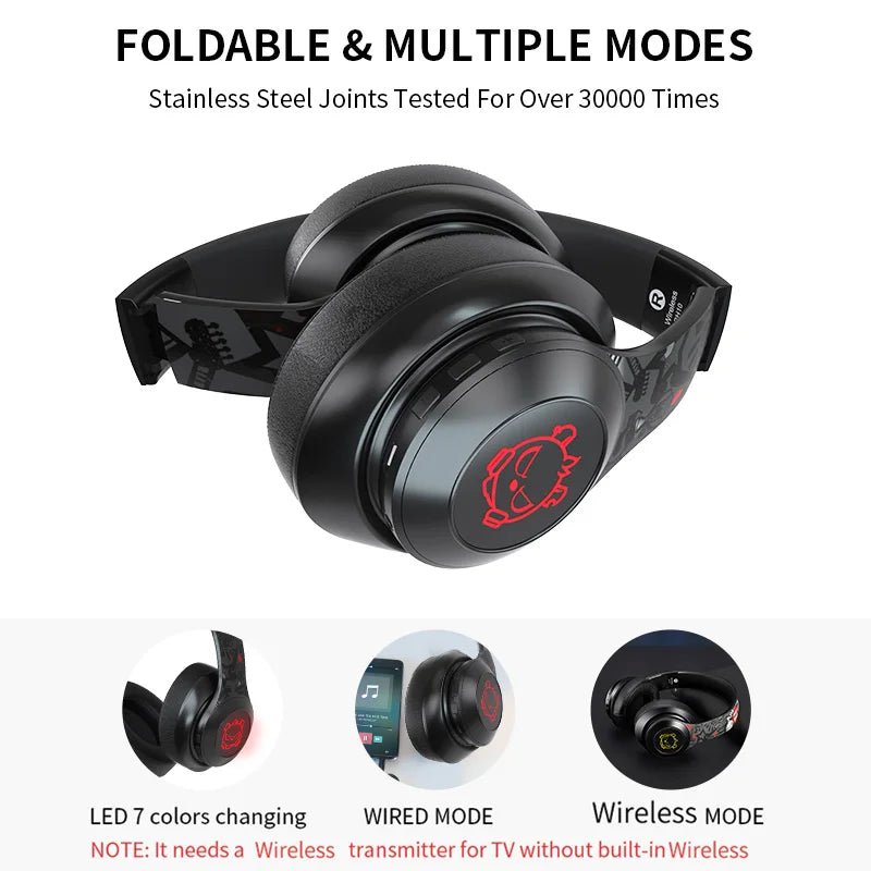 BH22 Over Ear Hifi Headset Wireless Earphone Earbuds Audifono Bluetooth Auriculares HIFI Headphone in Earphone & Headphone
