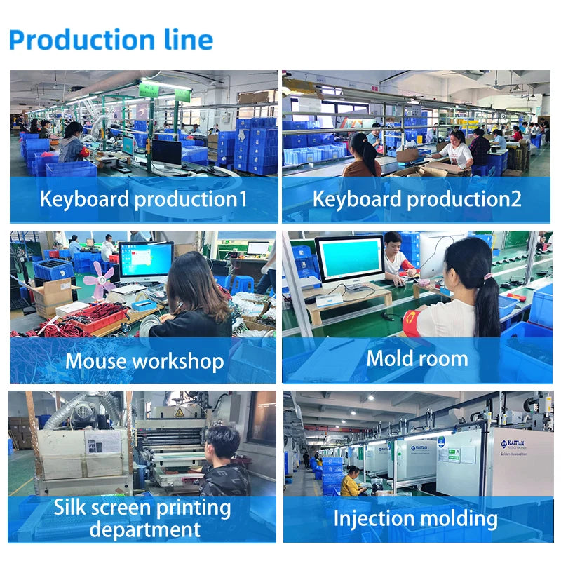 COUSO Venta al por mayor Teclado de jugador personalizado Teclado retroiluminado RGB Teclado mecánico ratón Juegos de ordenador Teclado y ratón Combos