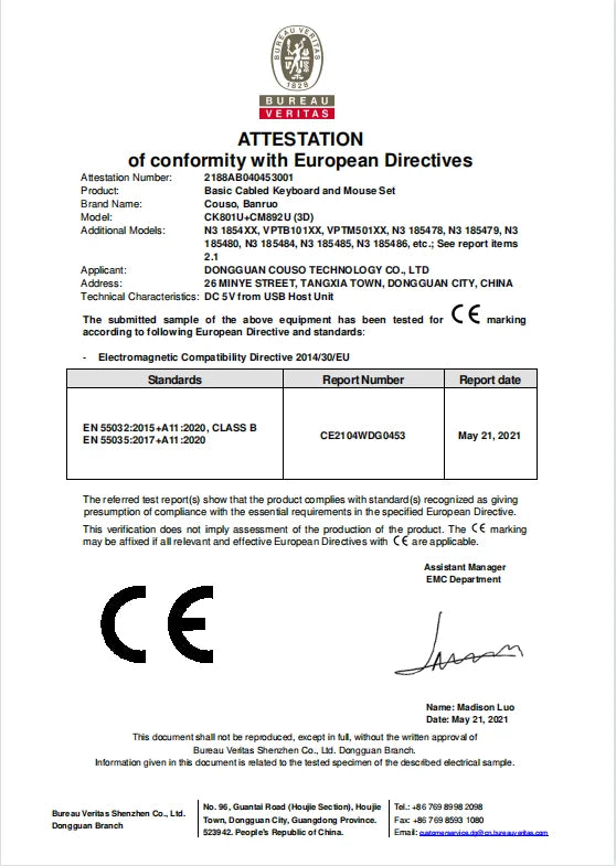 COUSO Venta al por mayor Teclado de jugador personalizado Teclado retroiluminado RGB Teclado mecánico ratón Juegos de ordenador Teclado y ratón Combos