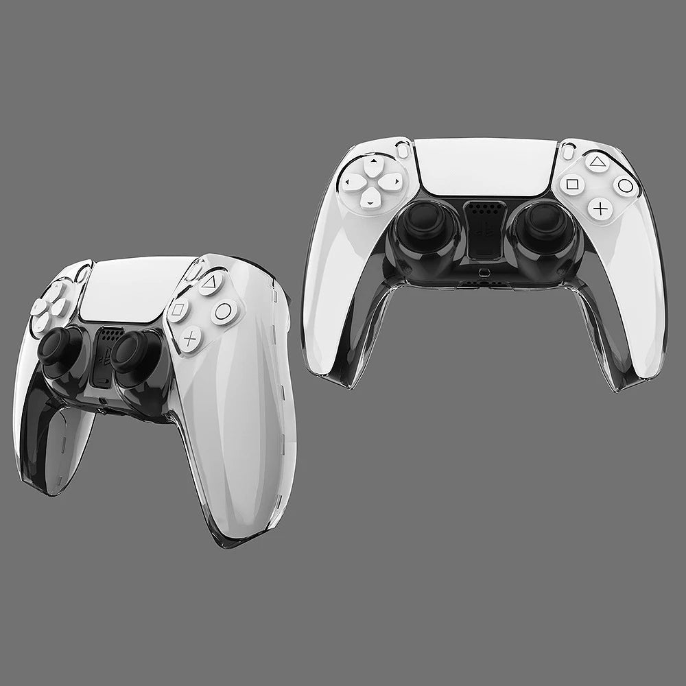 Clear Hard Case Protective Cover For PS5 DualSense Skin Shell Ultra Slim Transparent PC Cover for Sony PlayStation 5 Controller