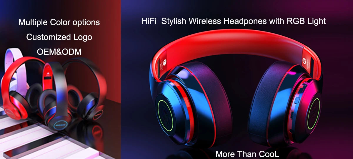 BH22 Over Ear Hifi Headset Wireless Earphone Earbuds Audifono Bluetooth Auriculares HIFI Headphone in Earphone & Headphone